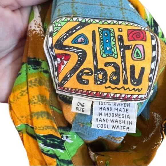 Vintage Sebatu Beaded Blouse - Picture 6 of 6